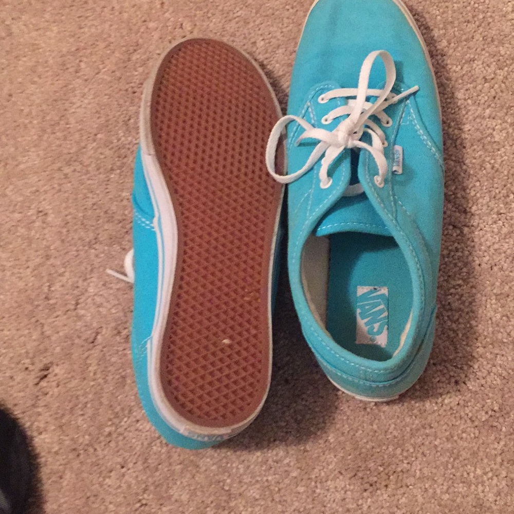 Vans WORN ONCE blue